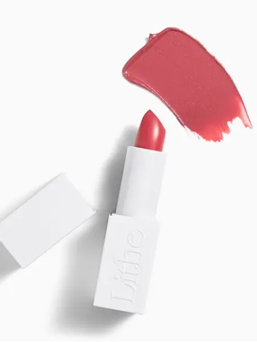 New Lithe Nourish and Glow Lipstick Peony Rosy Pink Gift Ready Unopened in Box